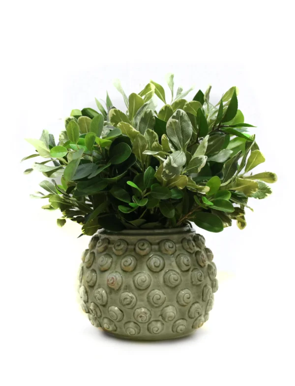 Faux Greenery Light Green Pot